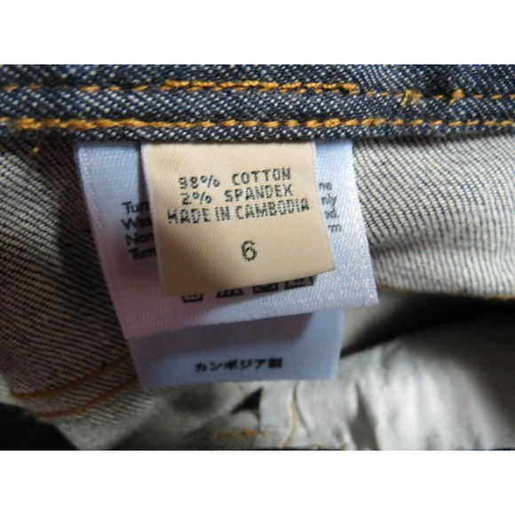 NEW Eddie Bauer Size 6 Vashon Fit Denim Jeans Ankle Pants NWT - Picture 7 of 7